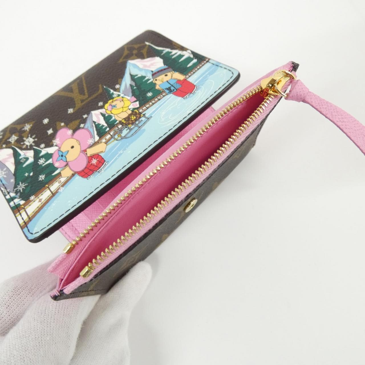 LOUIS VUITTON Monogram (Vivienne) Portefeuille Victorine M82622 钱包