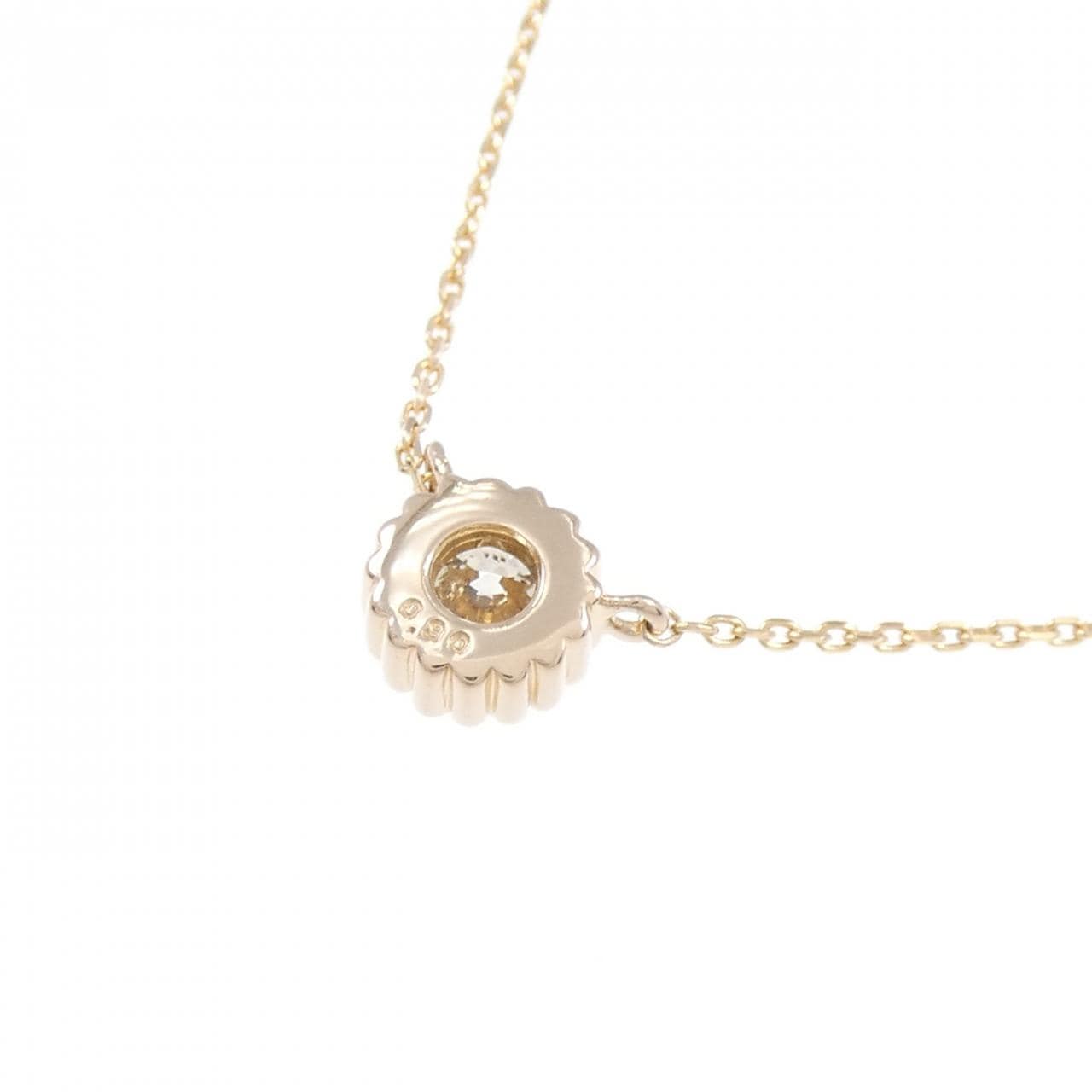 K18PG ダイヤモンド ネックレス 0.30CT