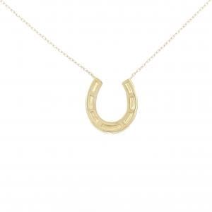 K18YG ホースシュー ネックレス