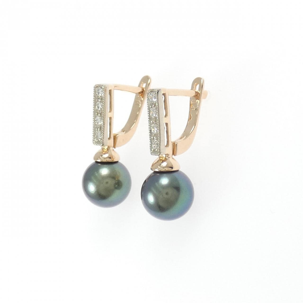 585PG/585WG アコヤパール ピアス 7.8mm