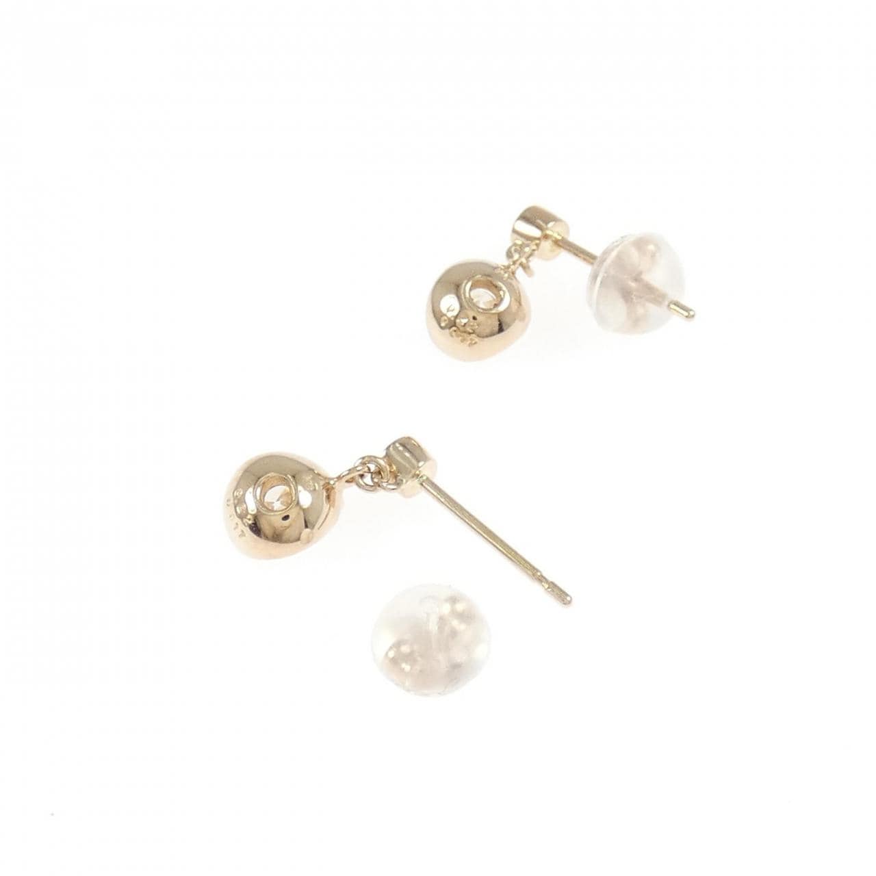 K18PG ダイヤモンド ピアス 0.44CT