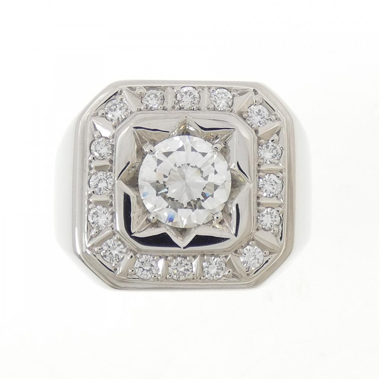 PT900 ダイヤモンド リング 1.196CT F VS1 Good