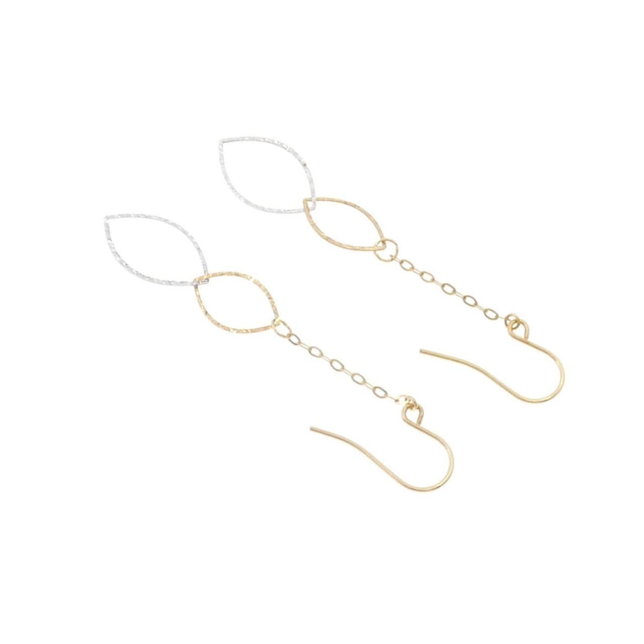 K18YG/K18WG ピアス