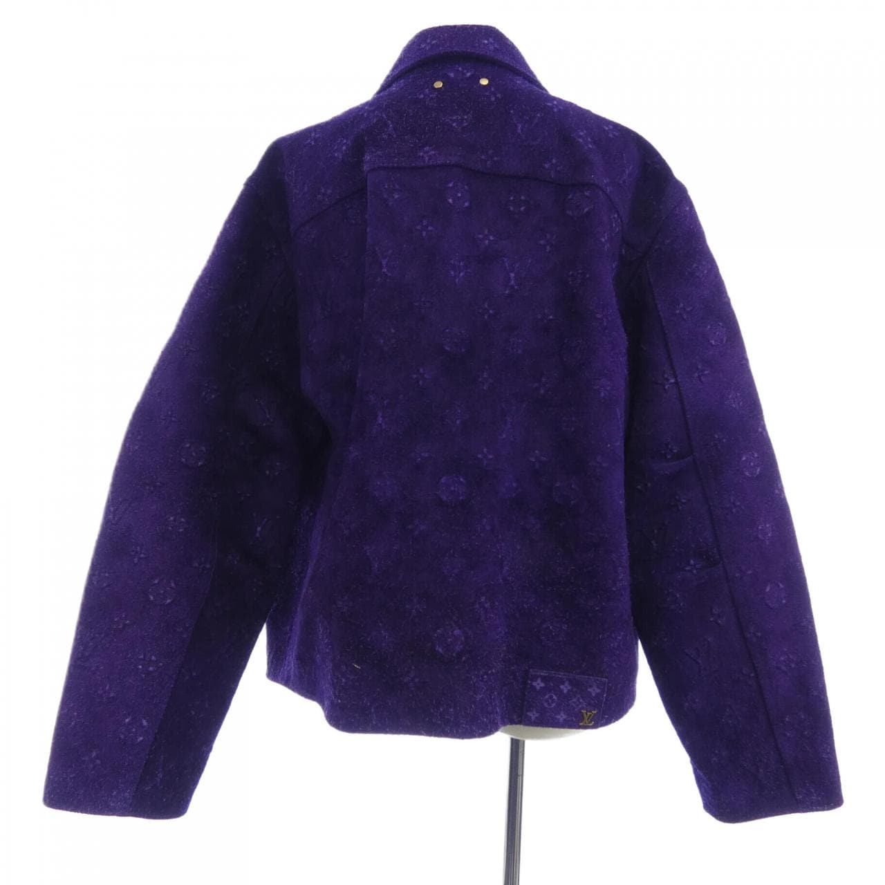 ルイヴィトン LOUIS VUITTON ワークウェアモノグラムエンボススエードジャケット HOL67WXD8 レザージャケット