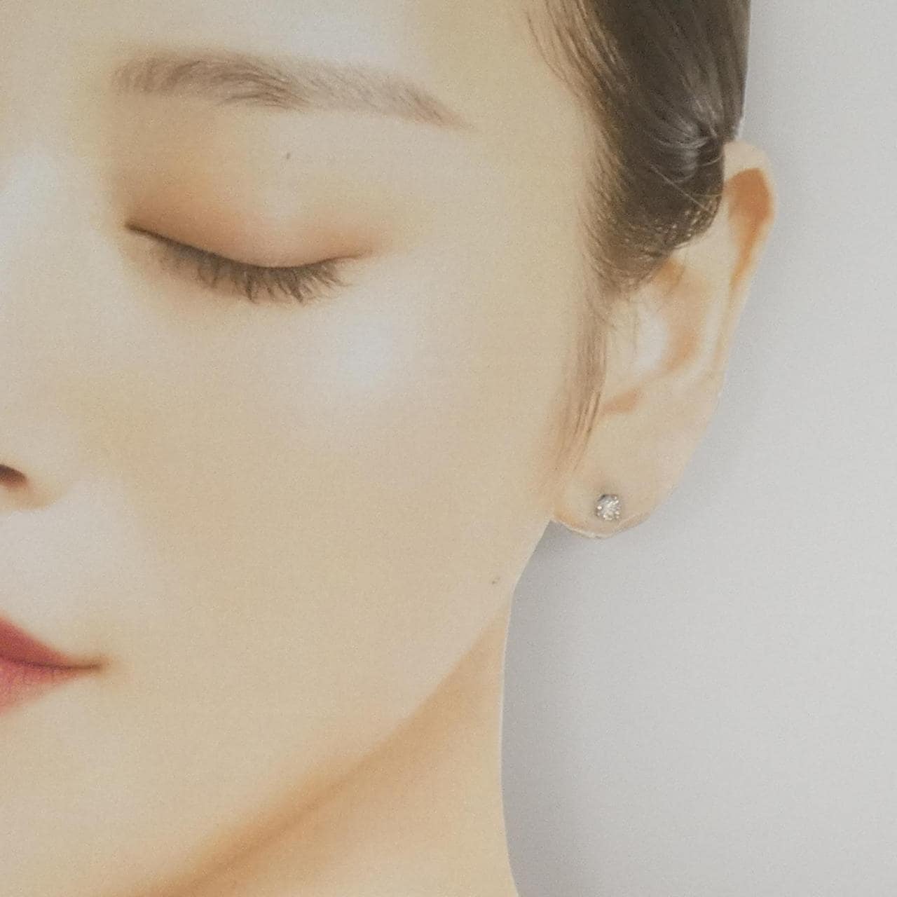 PT900 ダイヤモンド ピアス 0.40CT