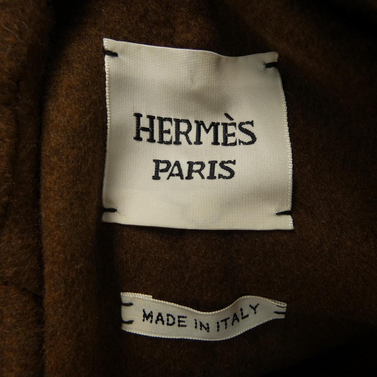 エルメス HERMES LOOK12 ニットディテール 3H0142DB ダブルフェイス コート