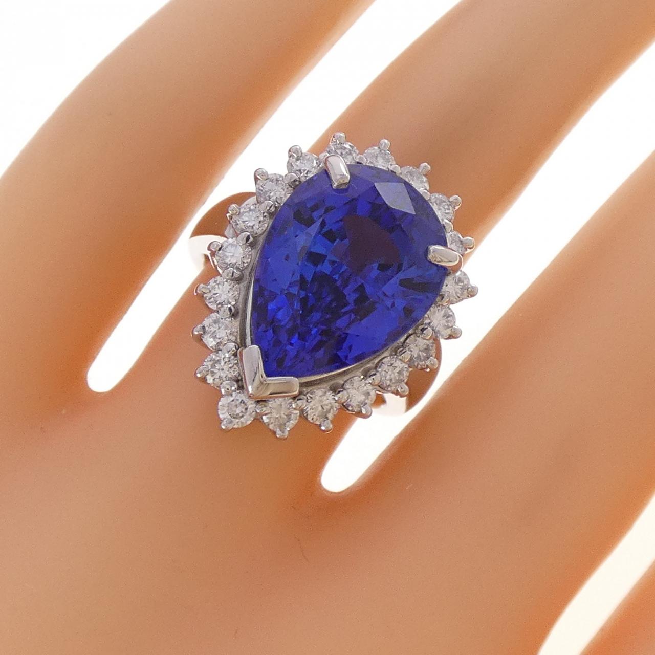 PT900 タンザナイト リング 10.41CT