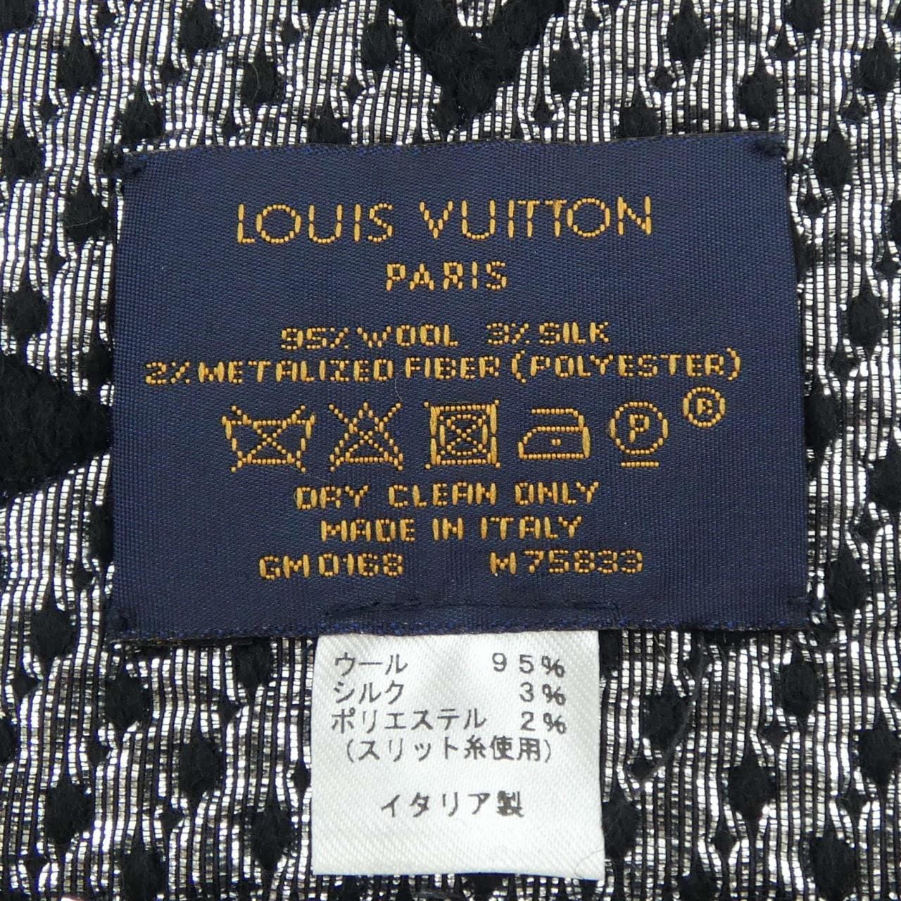 ルイヴィトン LOUIS VUITTON ロゴマニア M75833 MUFFLER