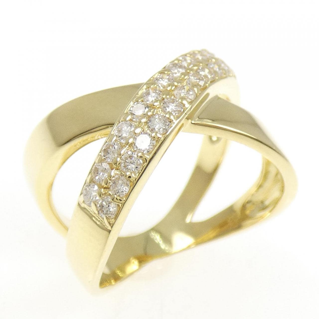 K18YG ダイヤモンド リング 0.50CT