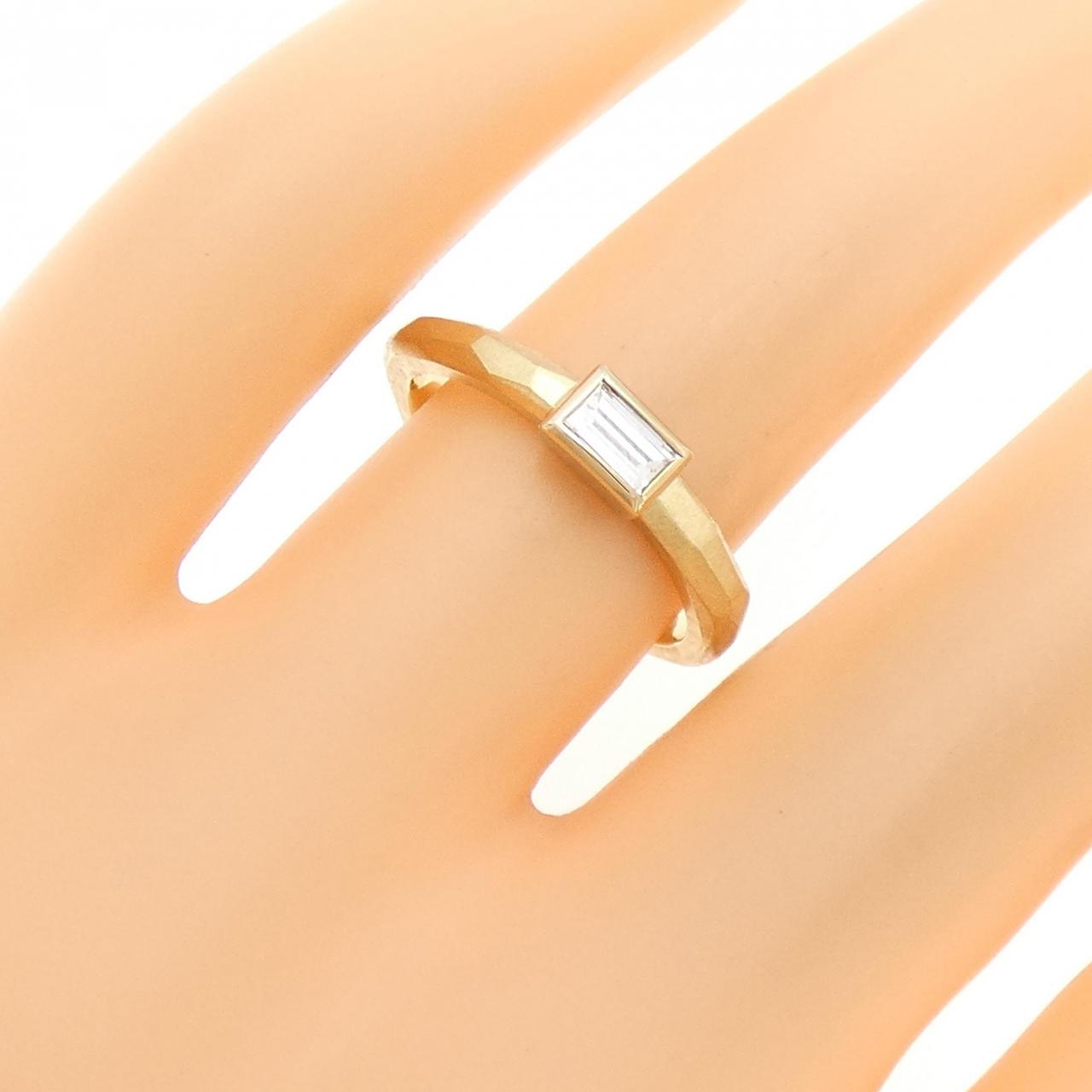 K18YG ダイヤモンド リング 0.22CT