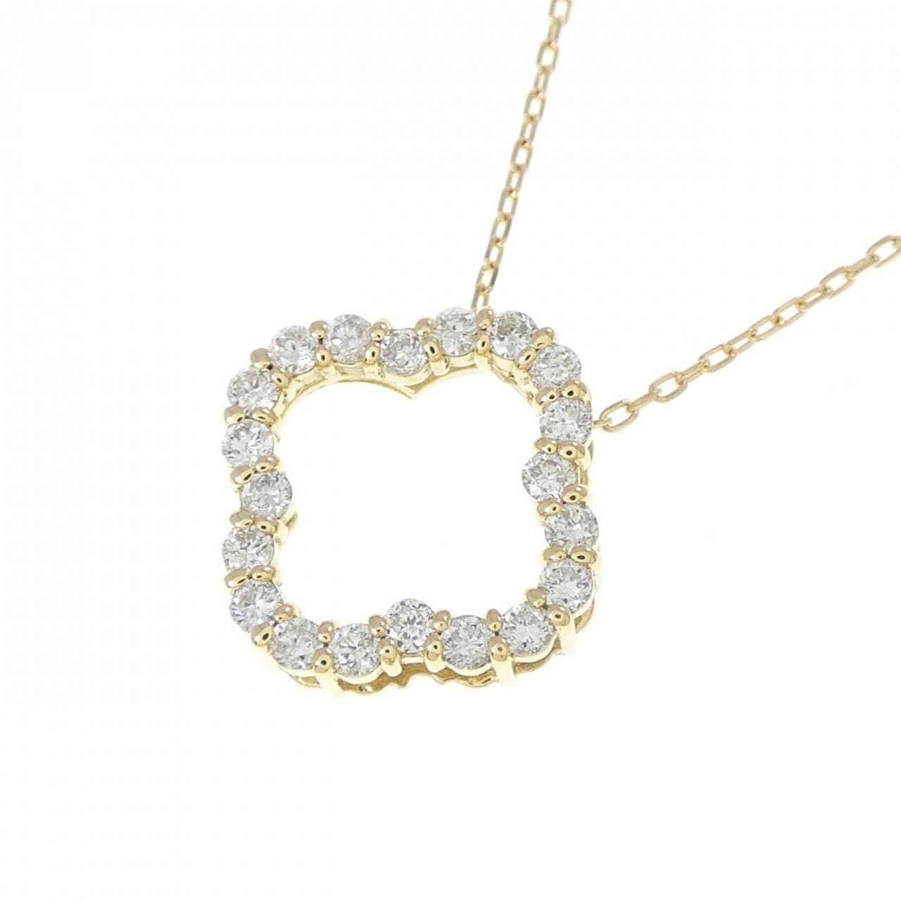 K18YG ダイヤモンド ネックレス 0.20CT