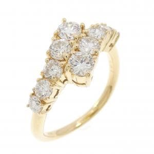 K18YG ダイヤモンド リング 1.05CT