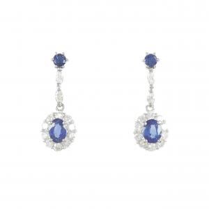 PT/PT900 サファイヤ ピアス 1.38CT