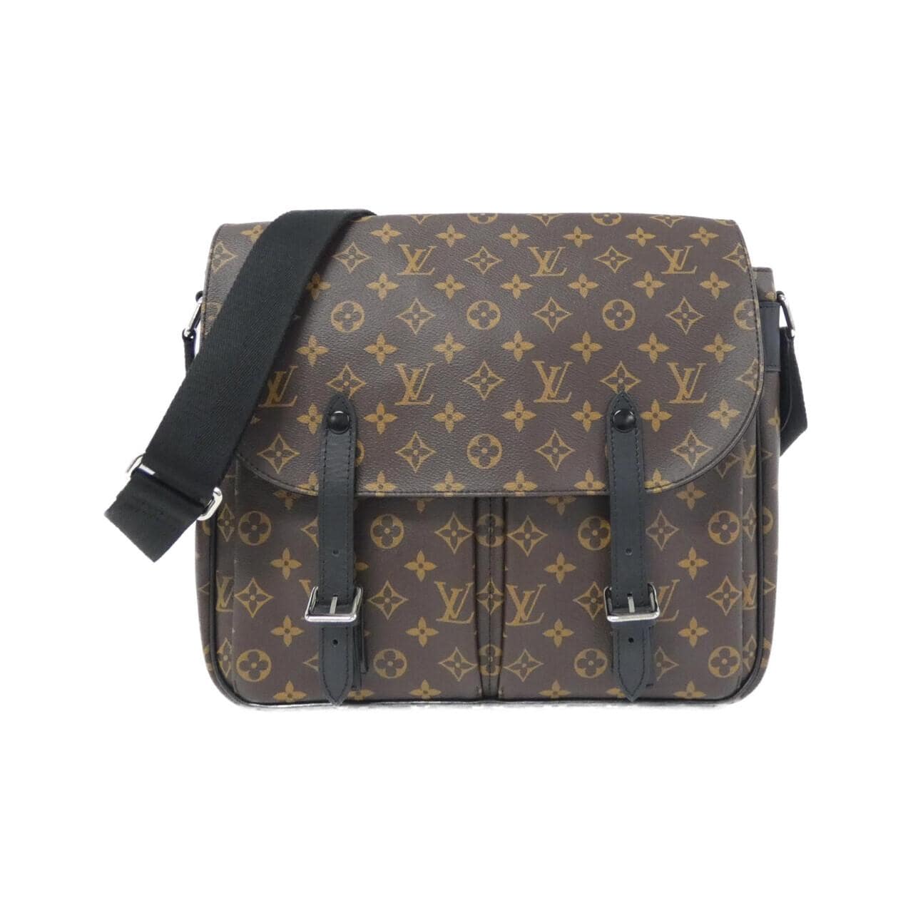 LOUIS VUITTON Monogram Macassar Christopher Messenger M41643 Shoulder Bag