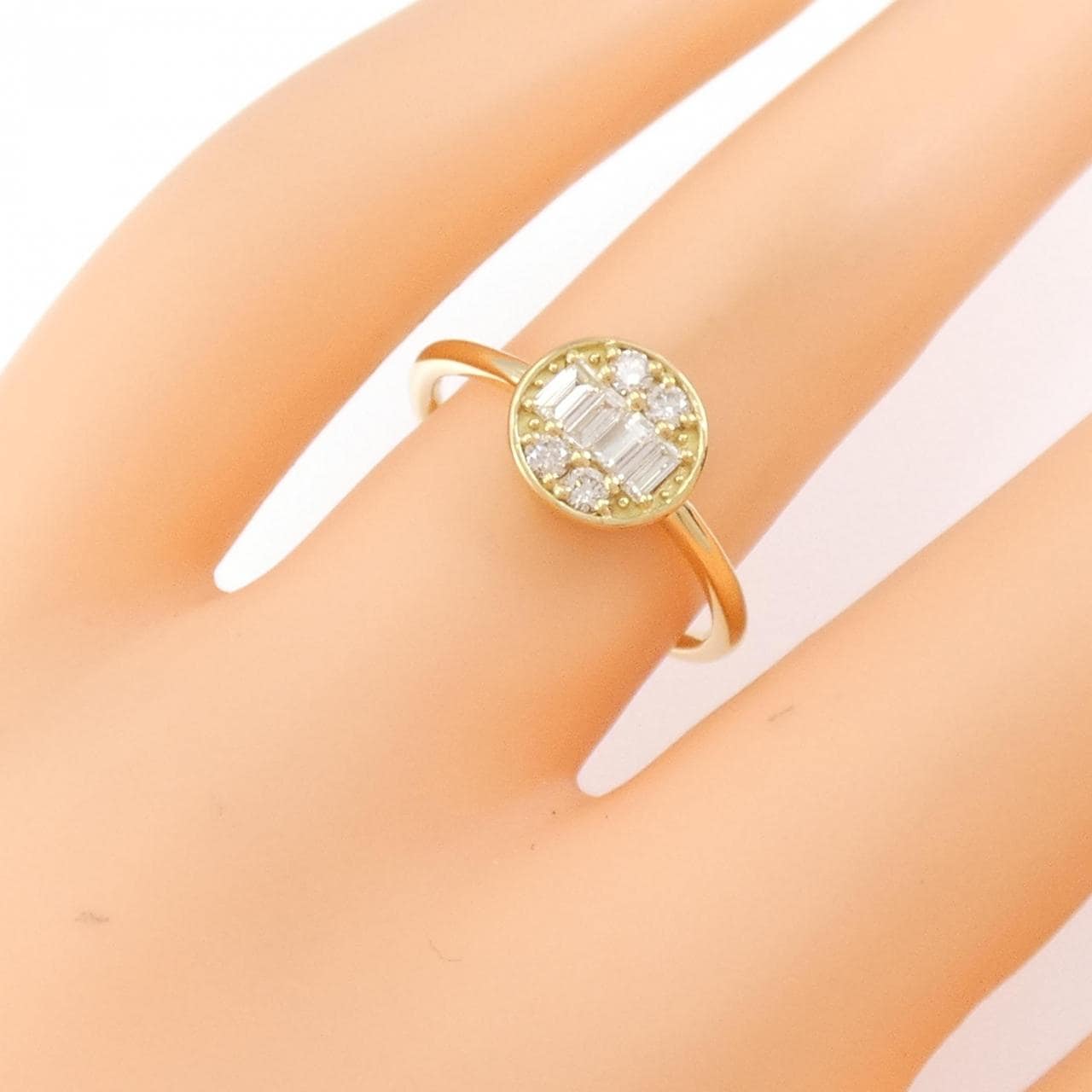 【新品】K18YG ダイヤモンド リング 0.30CT