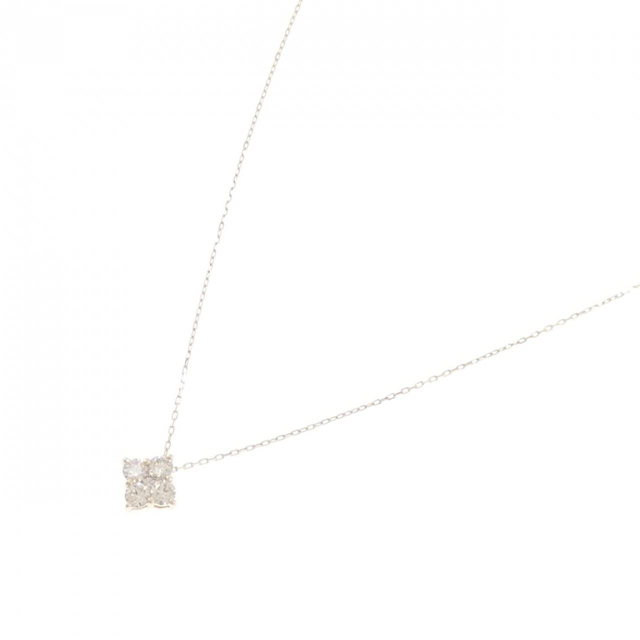 【新品】K10YG ダイヤモンド ネックレス 0.20CT