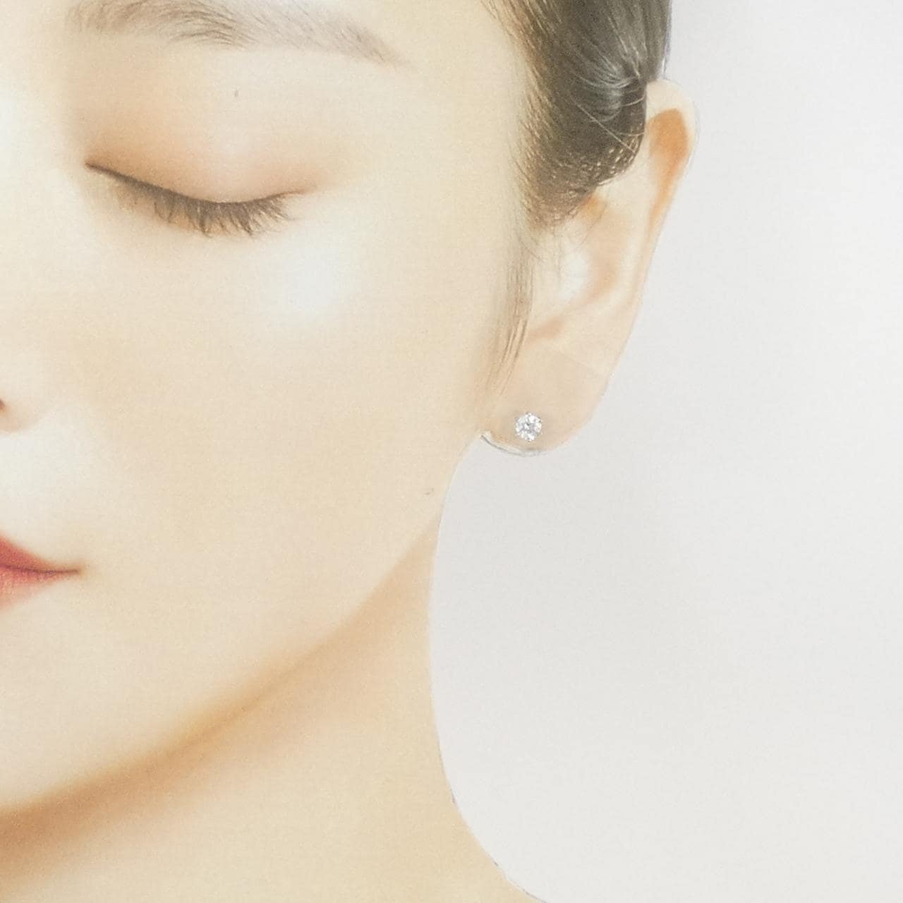 【リメイク】PT900 ダイヤモンド ピアス 0.317CT 0.341CT D VVS2 EXT