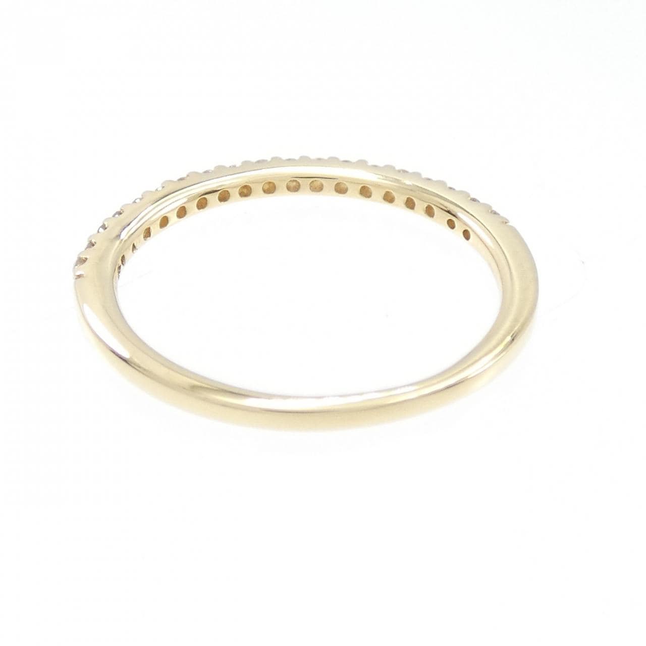 K18YG Half Eternity Diamond Ring 0.13CT