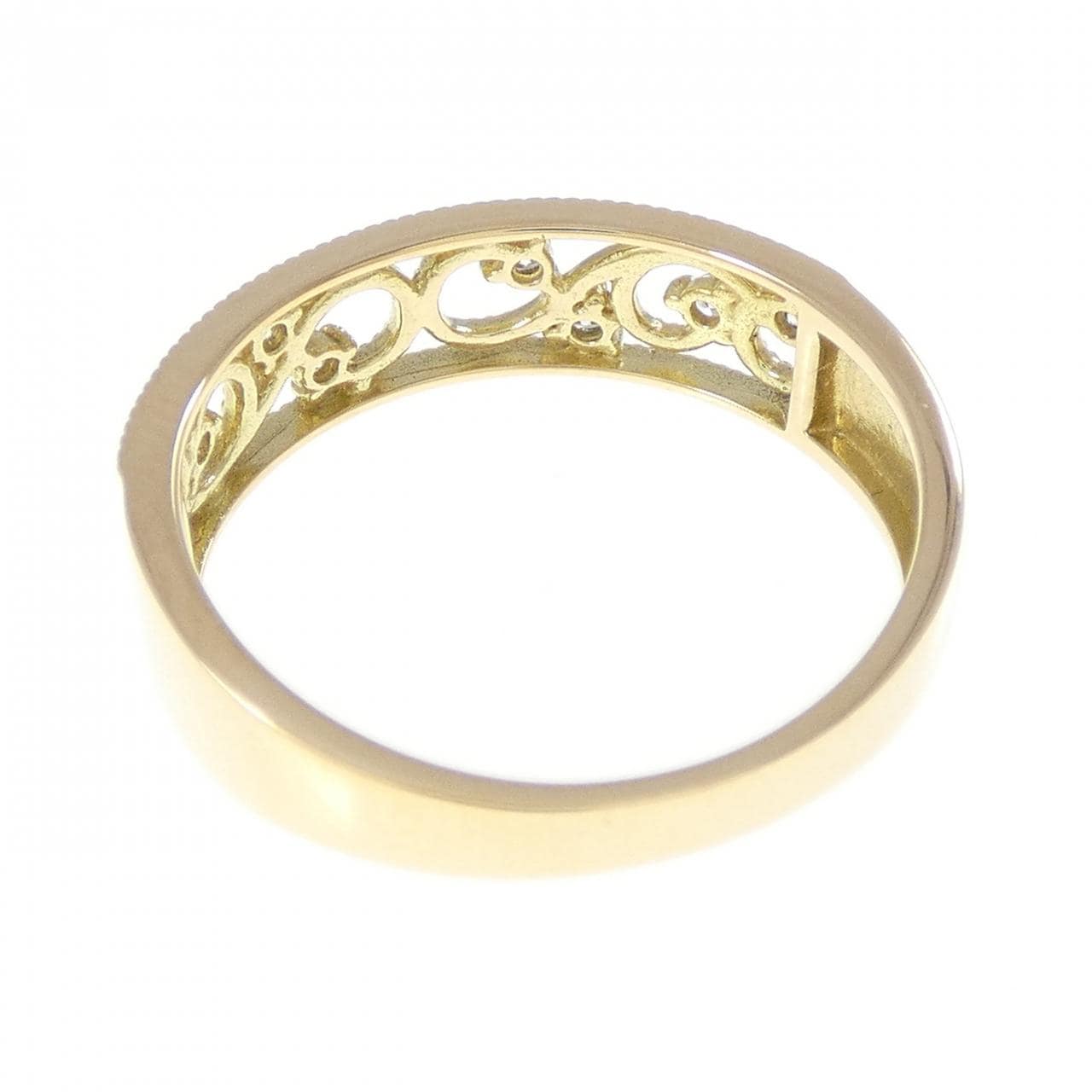 K18YG ダイヤモンド リング 0.10CT