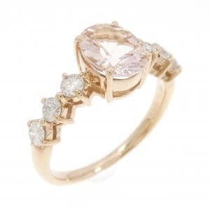 K18PG ベリル リング 1.00CT