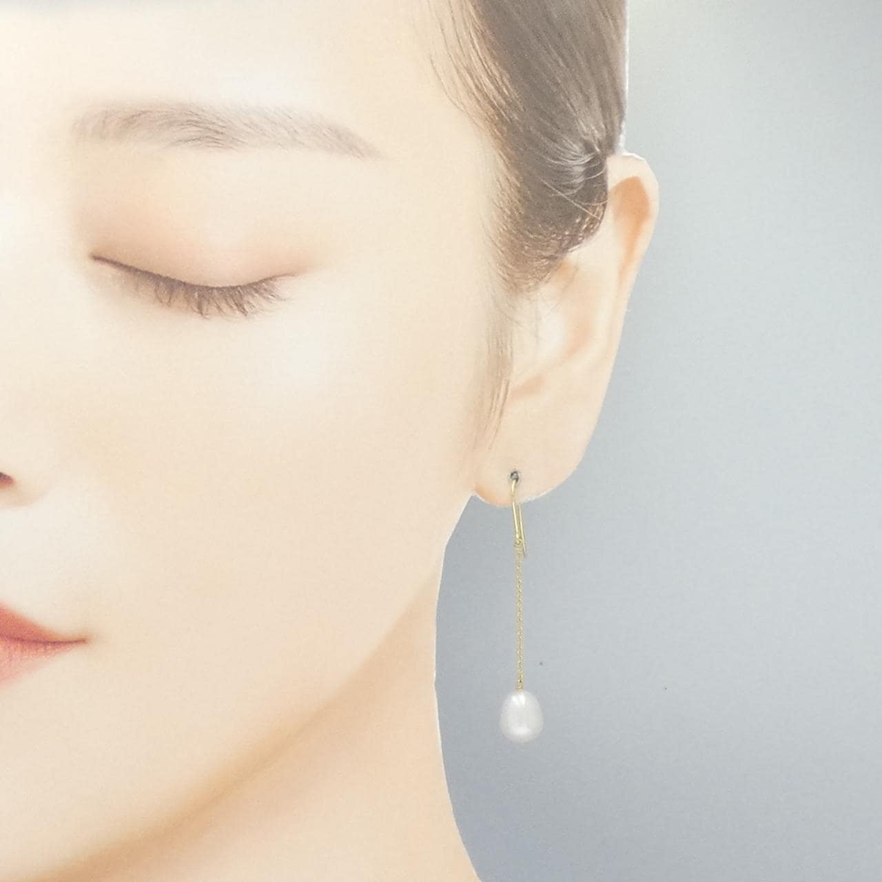 ティファニー パール バイザヤード チェーン ピアス