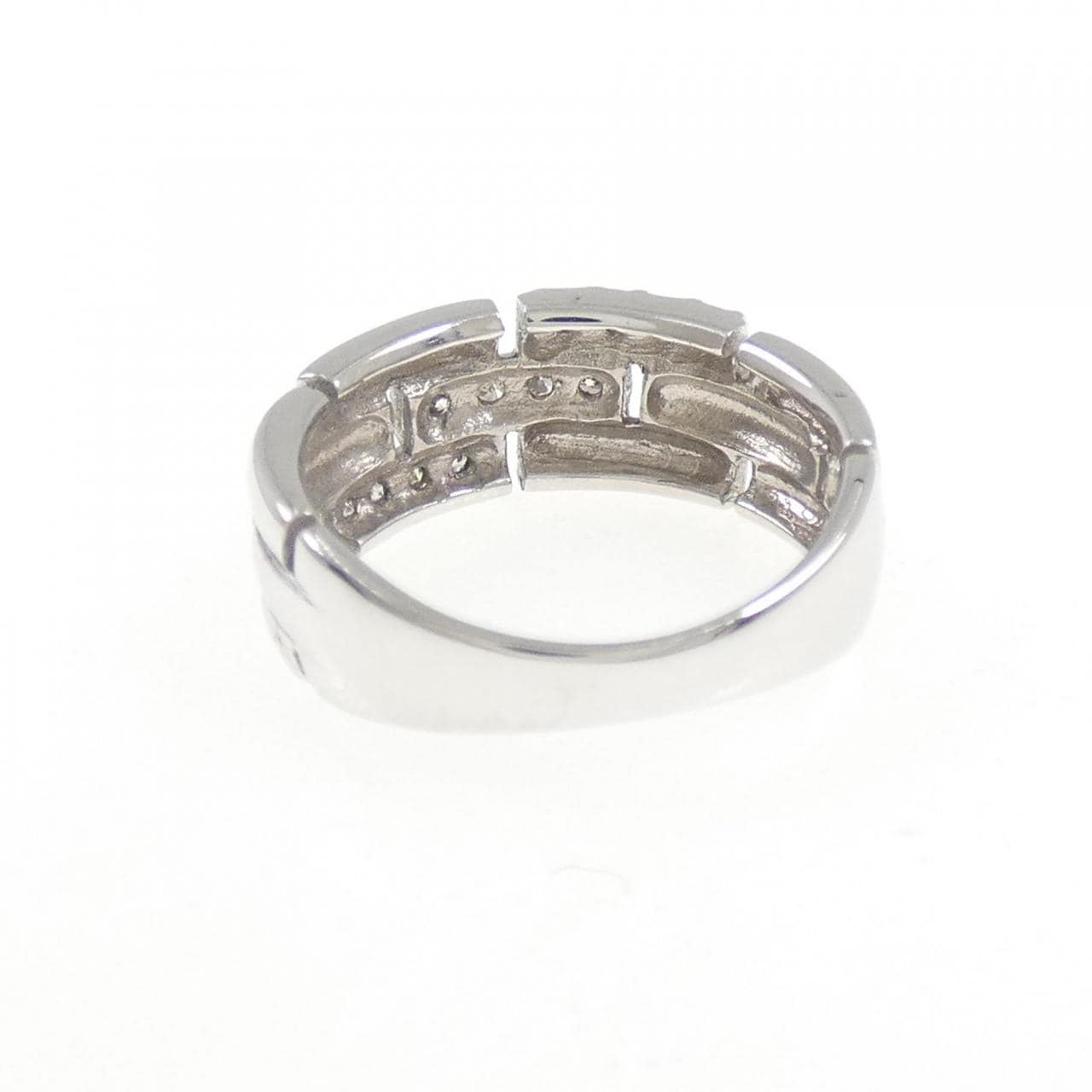 K18WG ダイヤモンド ピンキー リング 0.08CT