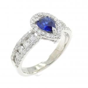 PT900 サファイヤ リング 0.64CT