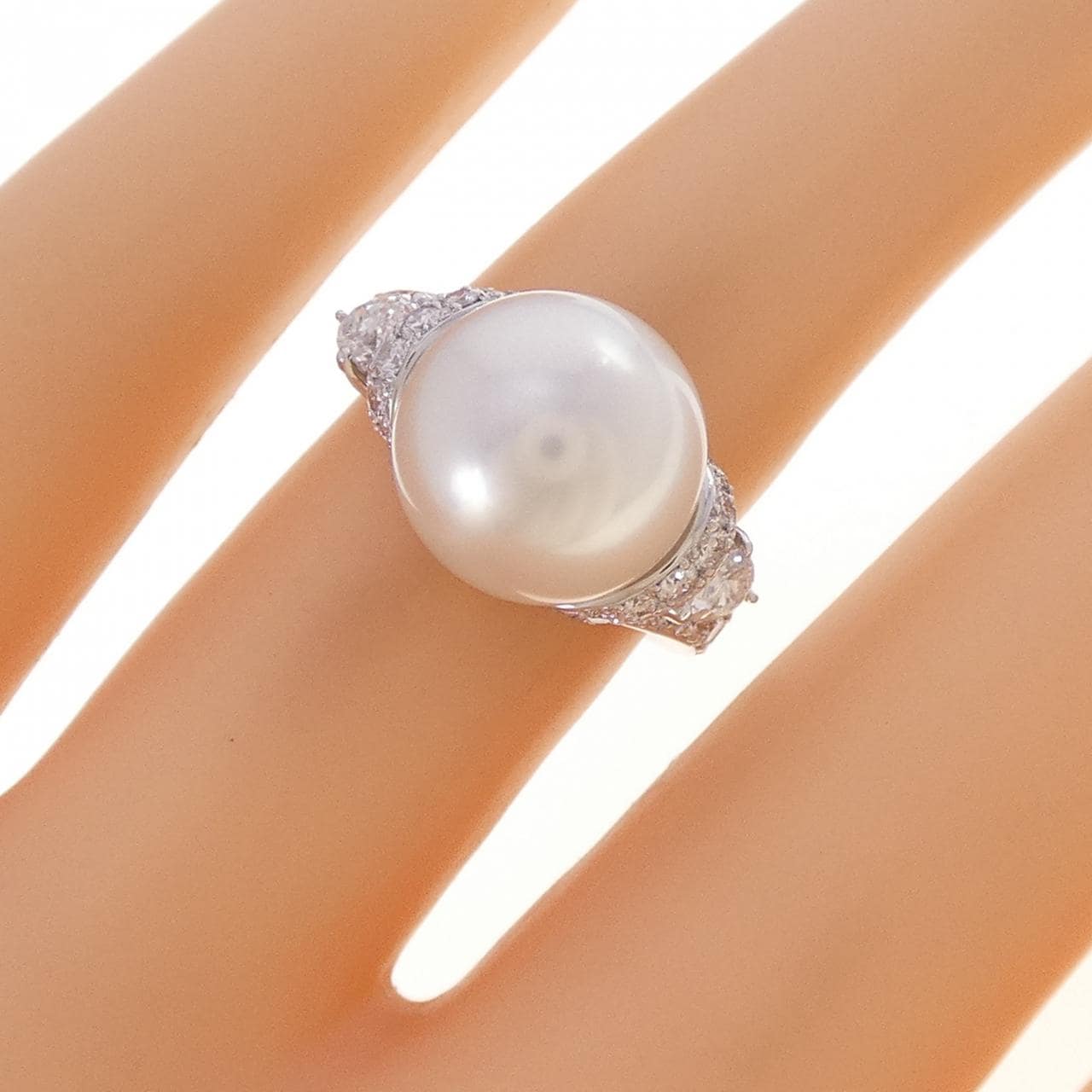 PT900 白蝶パール リング 10.8mm