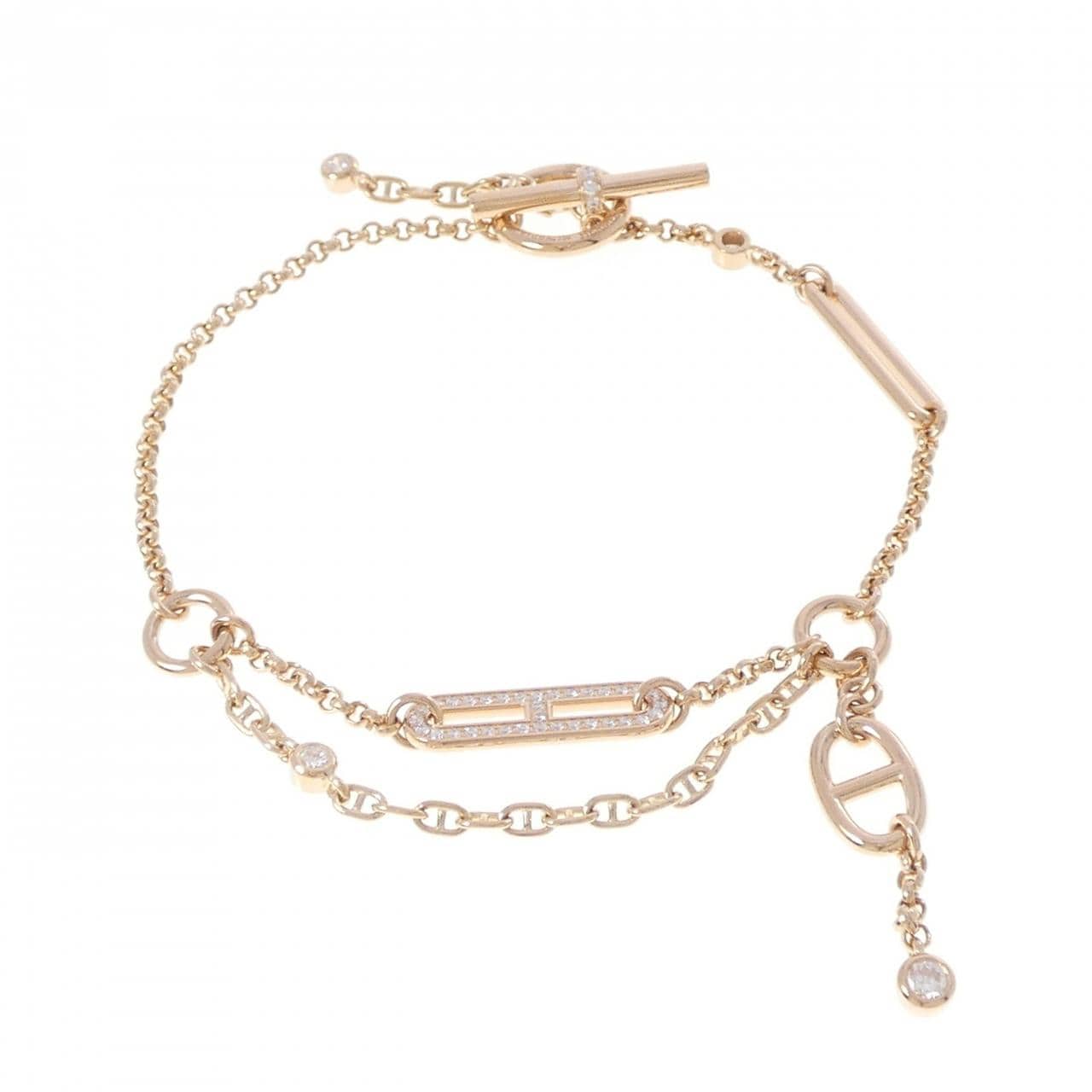 エルメス シェーヌダンクル カオス ブレスレット 0.1CT