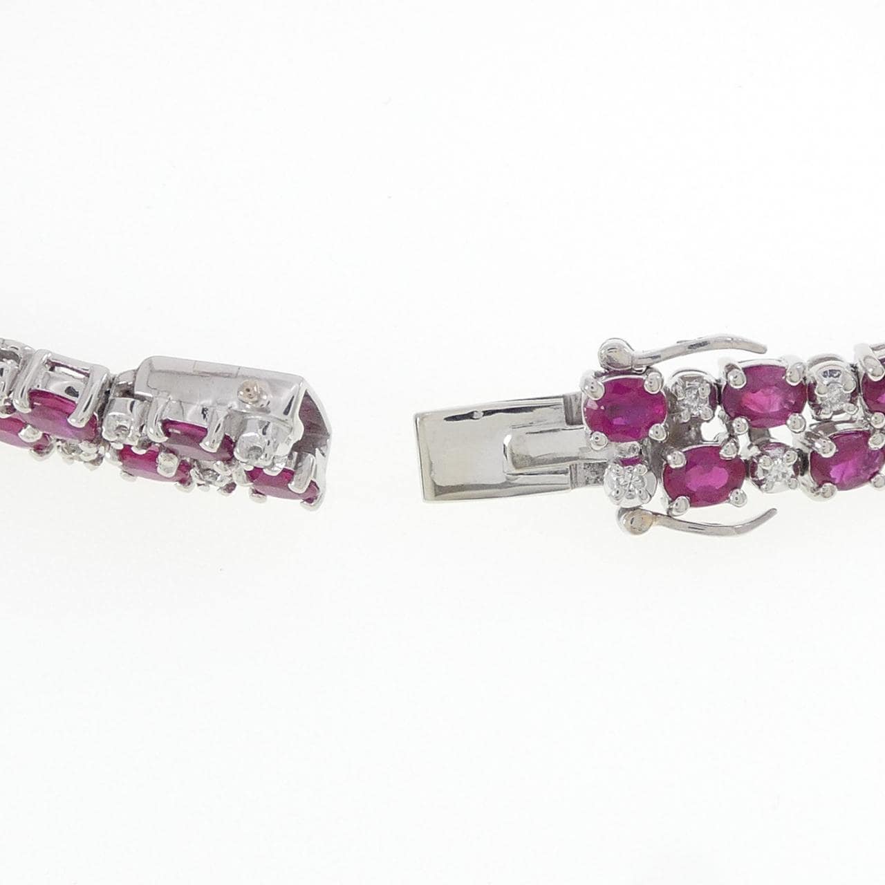 PT900 ルビー ブレスレット 12.92CT