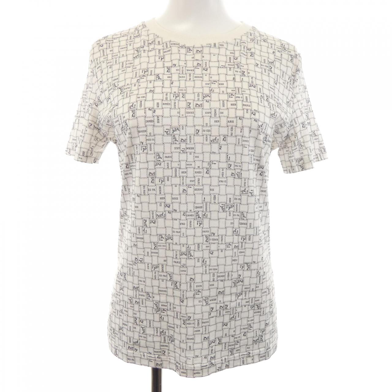 エルメス HERMES BOLDUC AU CARRE ボルデュックチェック 5E4645DK Tシャツ
