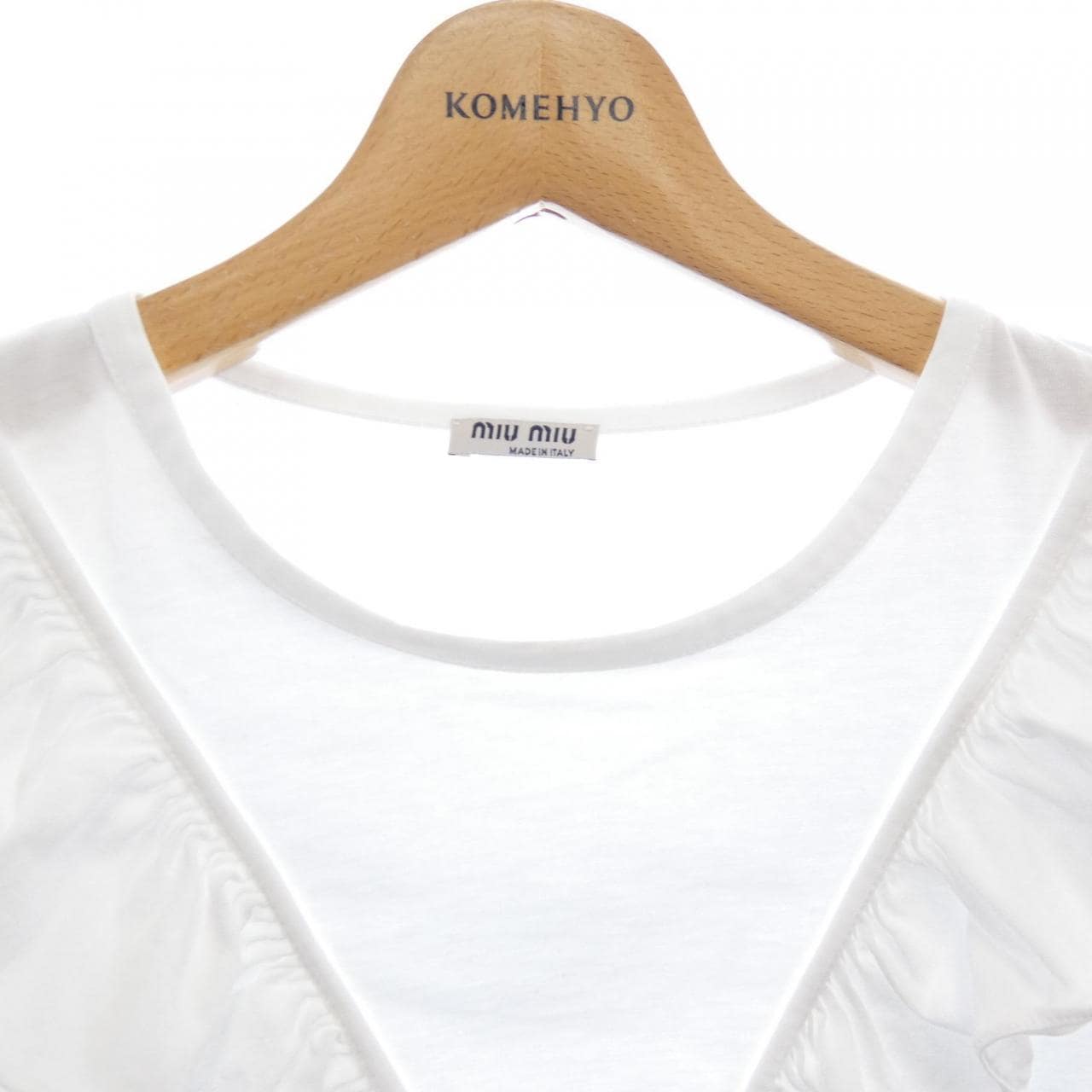ミュウミュウ MIU MIU MJM984 R171 1CSK Tシャツ