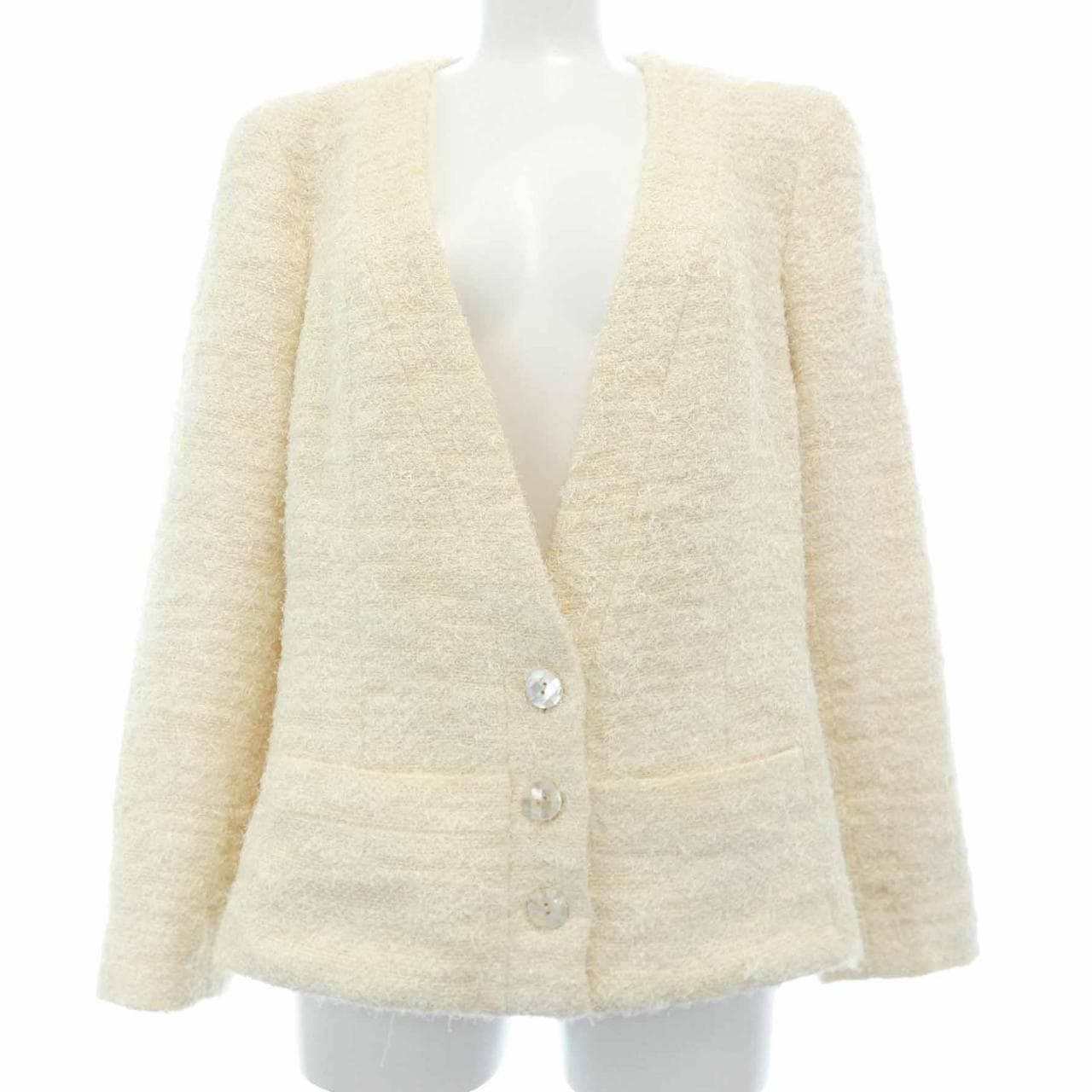 【ヴィンテージ】シャネル CHANEL ノーカラージャケット