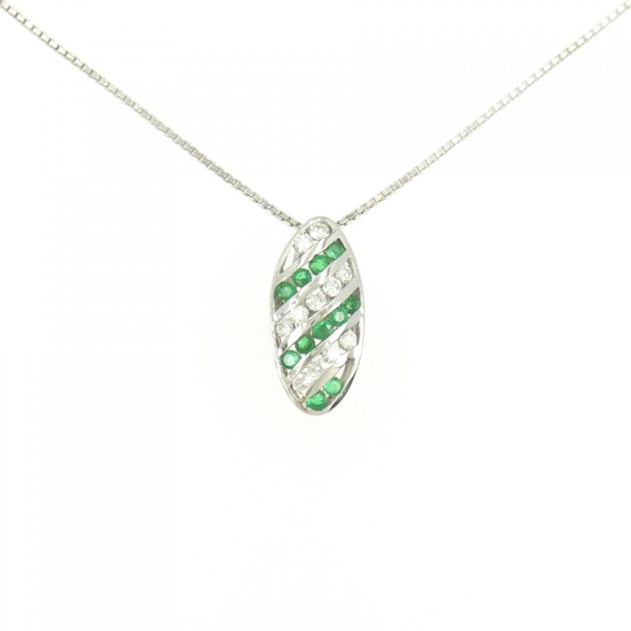 コメ兵｜PT エメラルド ネックレス 0.36CT｜ジュエリー｜ネックレス