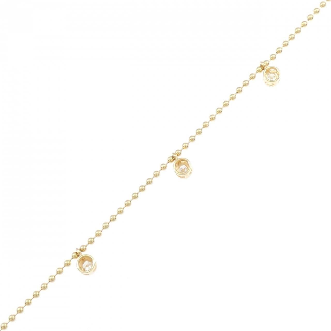 K18YG ダイヤモンド ブレスレット 0.31CT