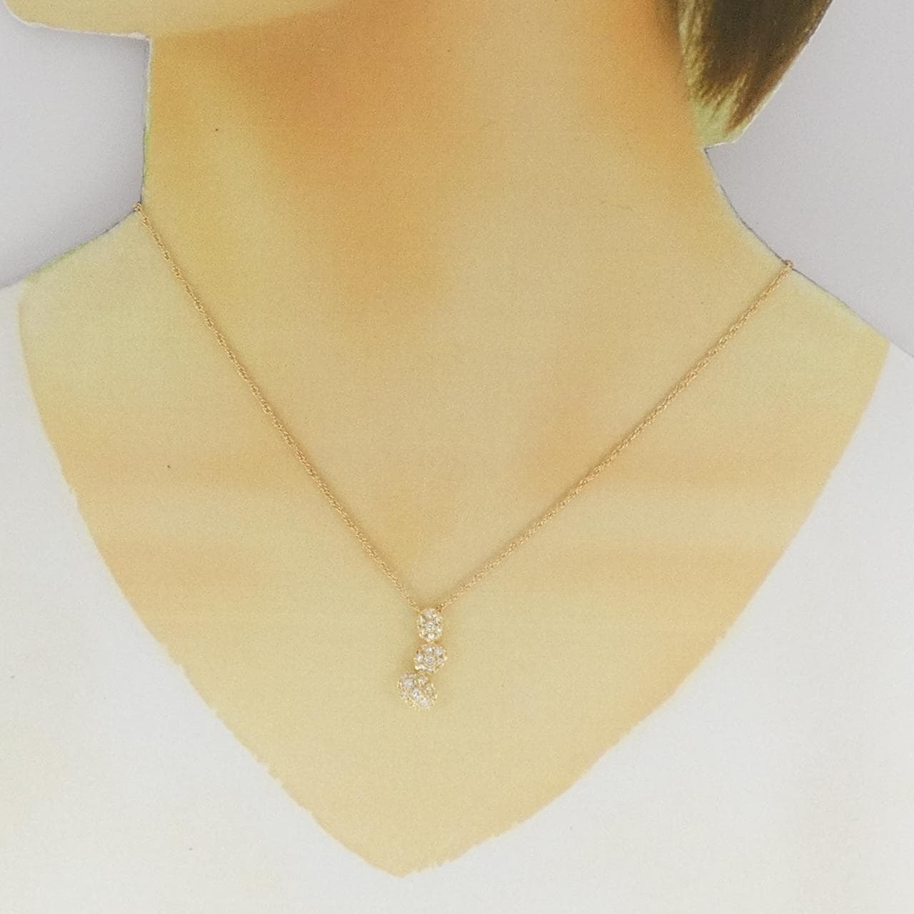 ワコウ ダイヤモンド ネックレス 0.43CT