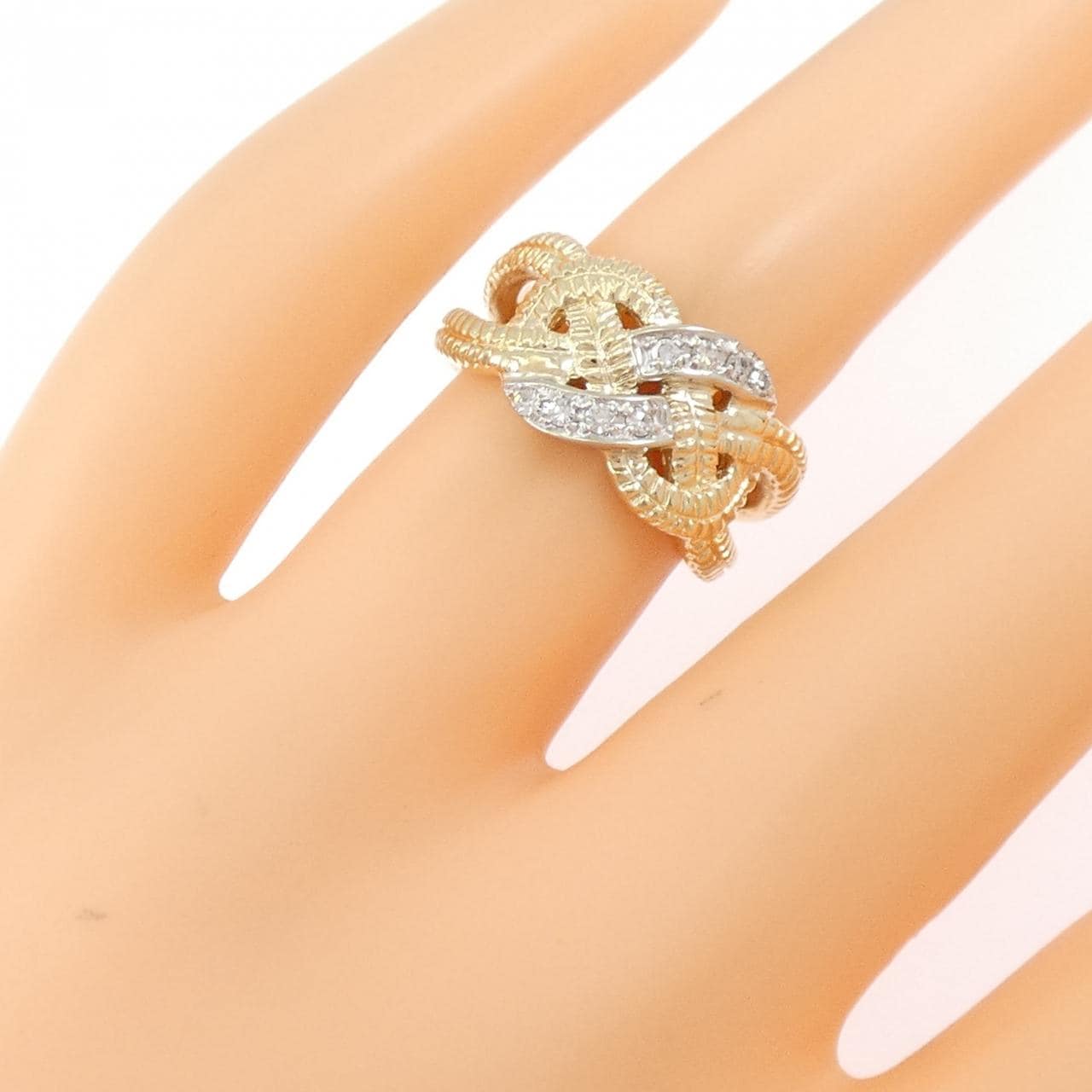 K14YG/K14WG ダイヤモンド リング