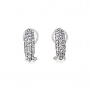K18WG ダイヤモンド ピアス/イヤリング 1.00CT