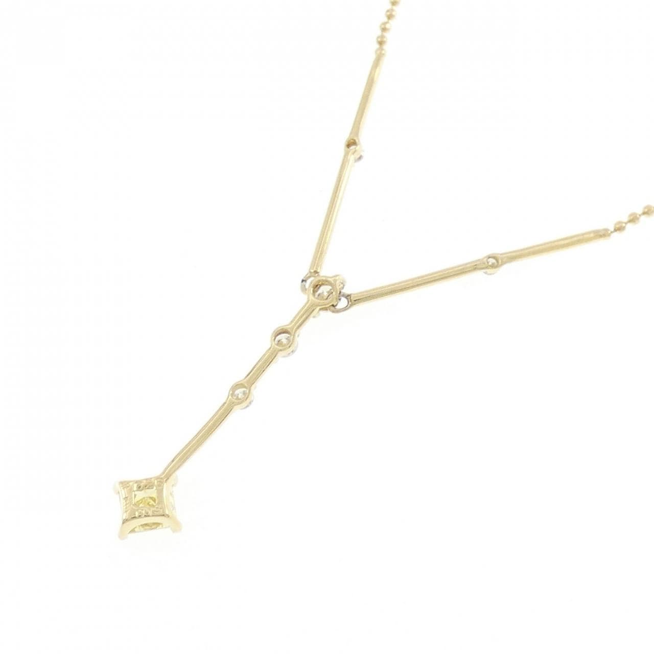 K18YG ダイヤモンド ネックレス 0.26CT