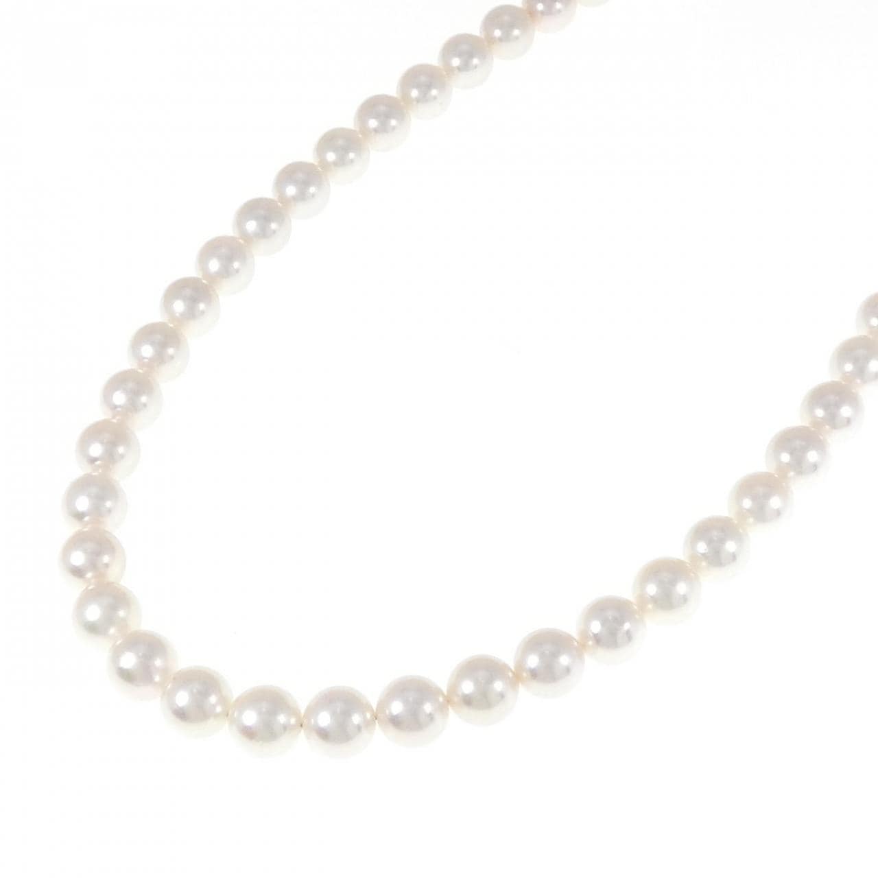 [BRAND NEW] Silver Clasp Akoya Pearl Necklace 8-8.5mm