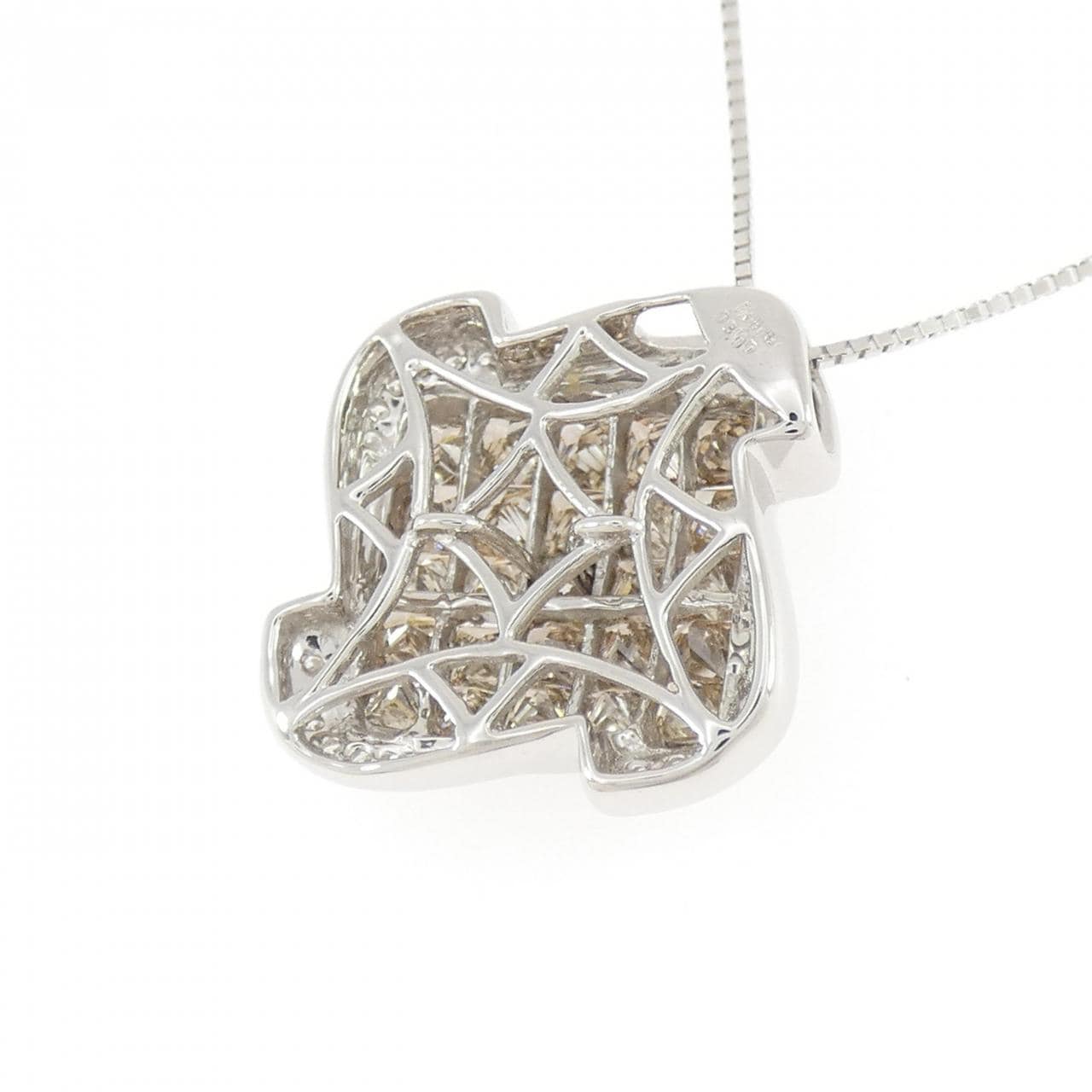 K18WG ダイヤモンド ネックレス 3.00CT