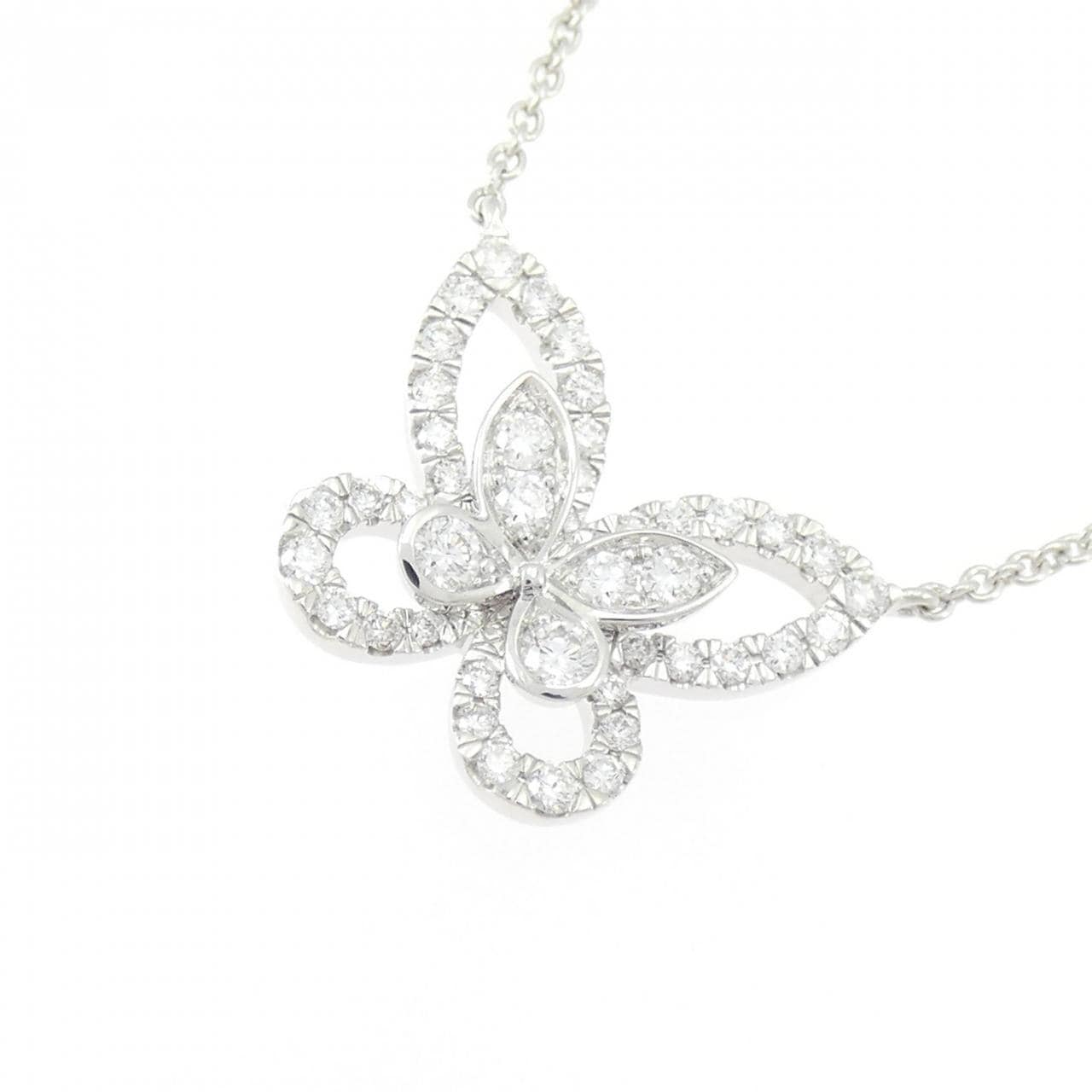 グラフ バタフライシルエット ミニ ネックレス