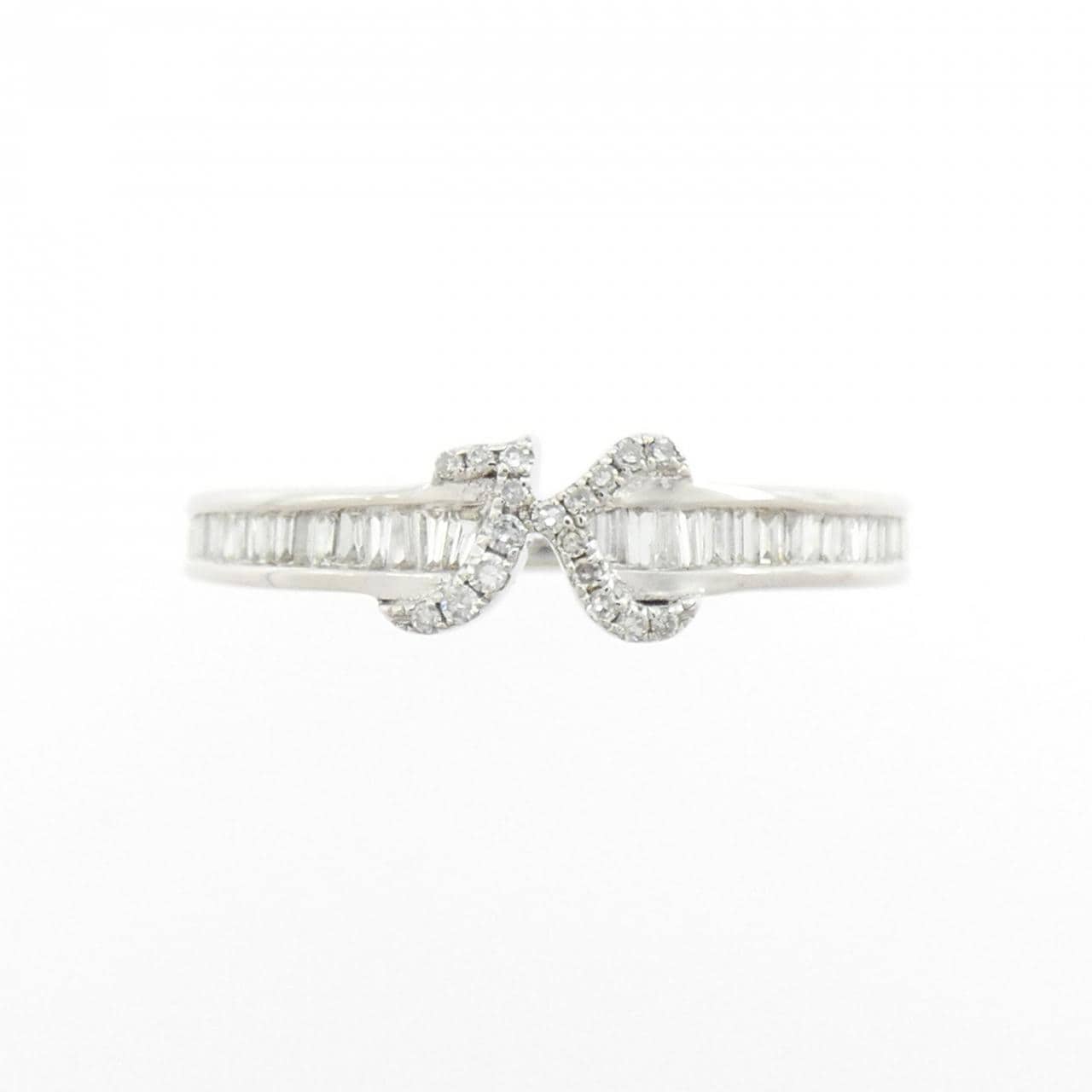 K18WG ダイヤモンド リング 0.30CT