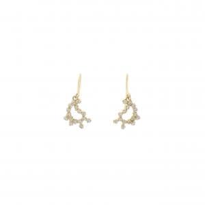 K18YG ダイヤモンド ピアス