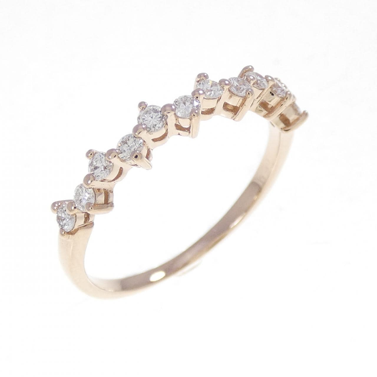 K18PG ダイヤモンド リング 0.30CT