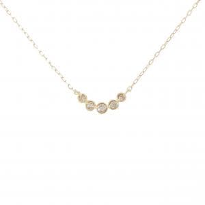 K18YG ダイヤモンド ネックレス 0.14CT