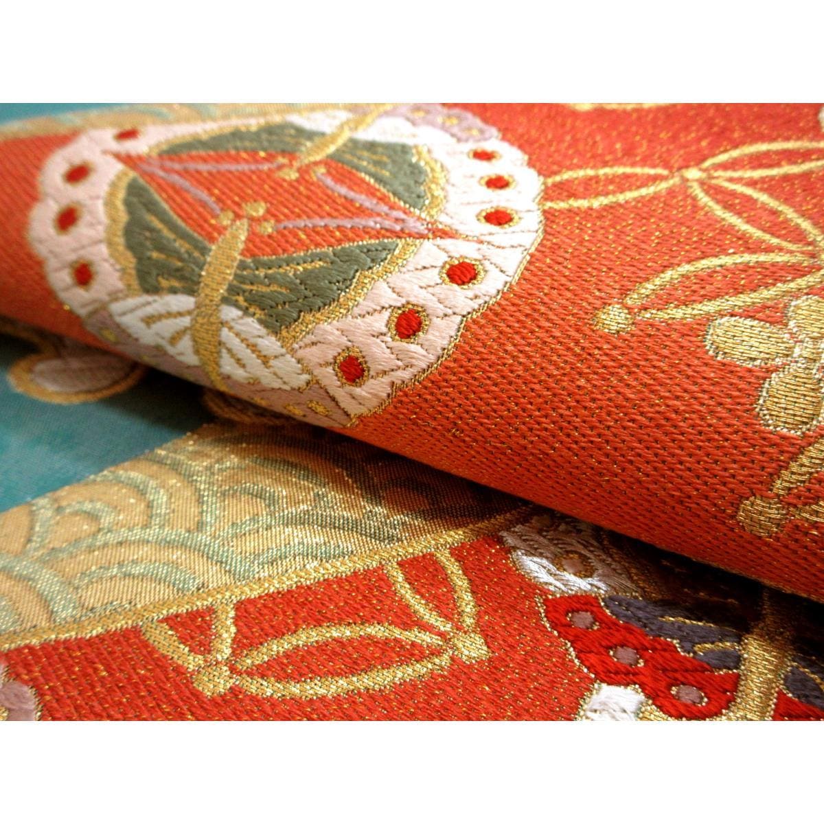 袋帯　佐賀錦　全通柄