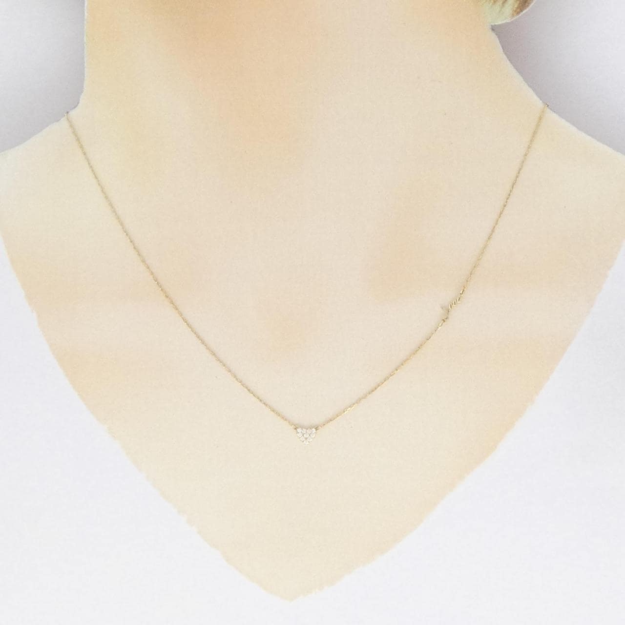 アーカー ハートパヴェ ネックレス 0.05CT