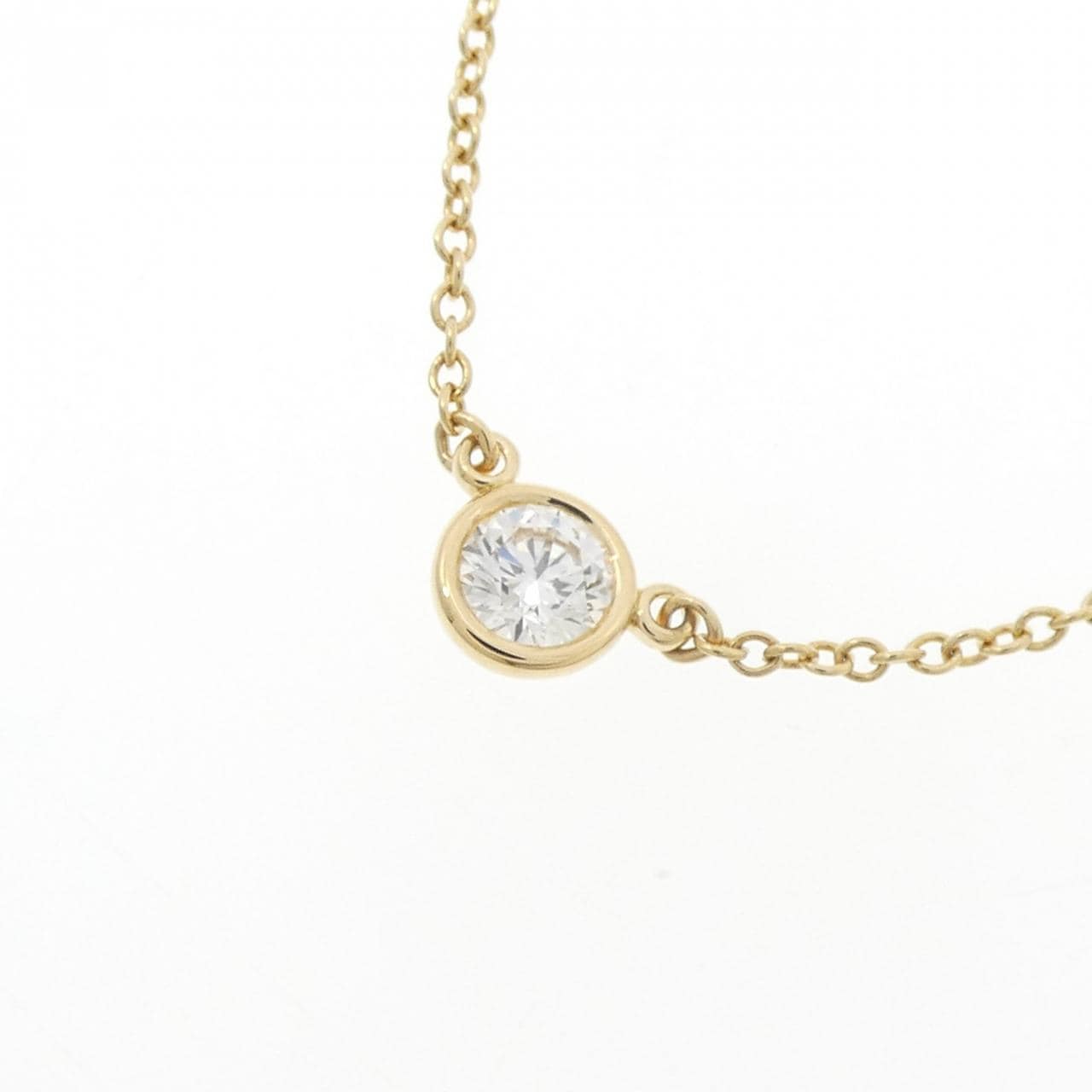 ティファニー バイザヤード ネックレス 0.19CT I VVS1 EXT