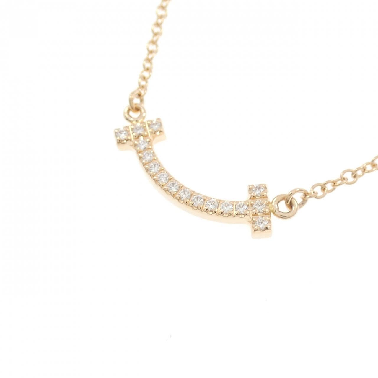 ティファニー Tスマイル ミニ ネックレス